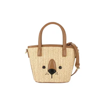AJIDOU Artificial Leather Shoulder Bag, Handbag Regular Women's Wheat