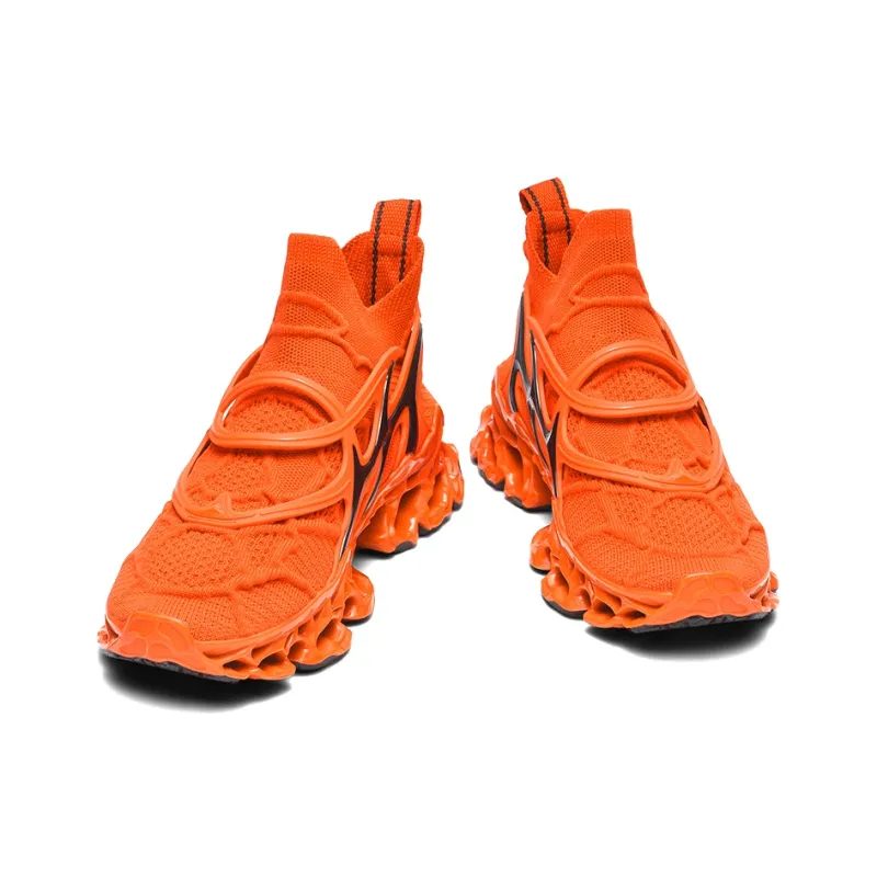 Comanier Cushioning And Breathable Mid Top Casual City Commute Sprint Long Distance Running Shoes Unisex-21