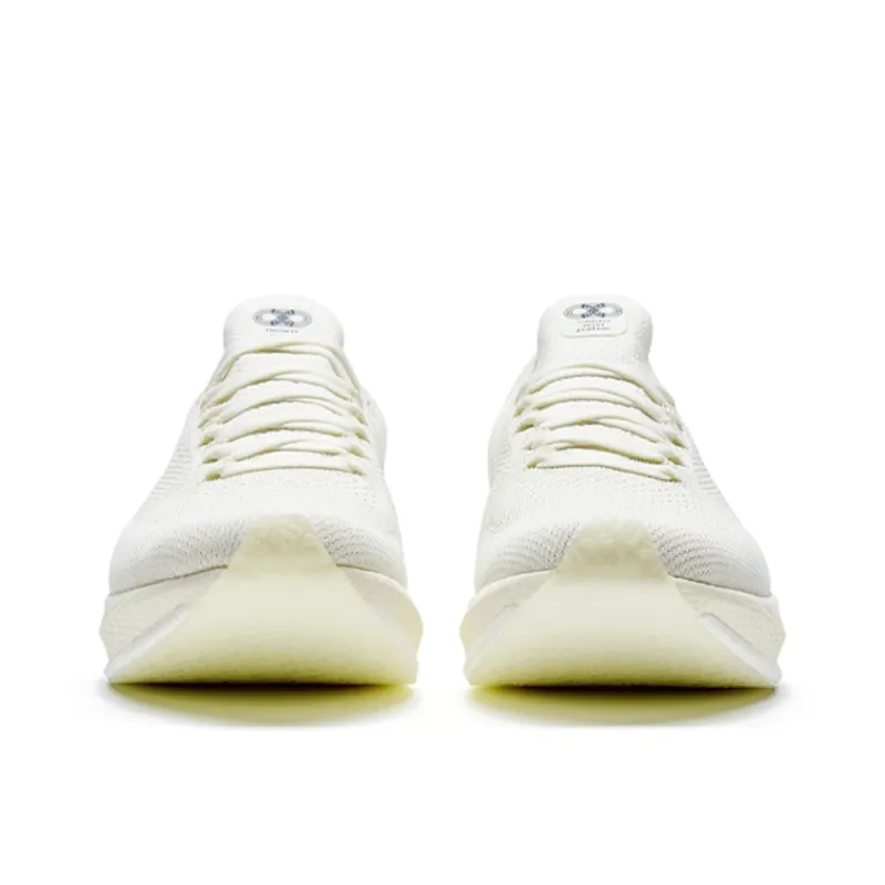 XTEP 160X 3.0 Anti Slip Wear Resistant Low Top Running Shoes Men's White-3