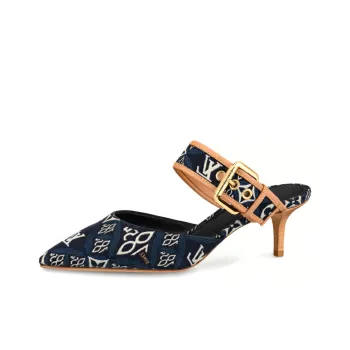 LOUIS VUITTON Lv Since 1854 Sofia Flat Heels 'Navy' Women's