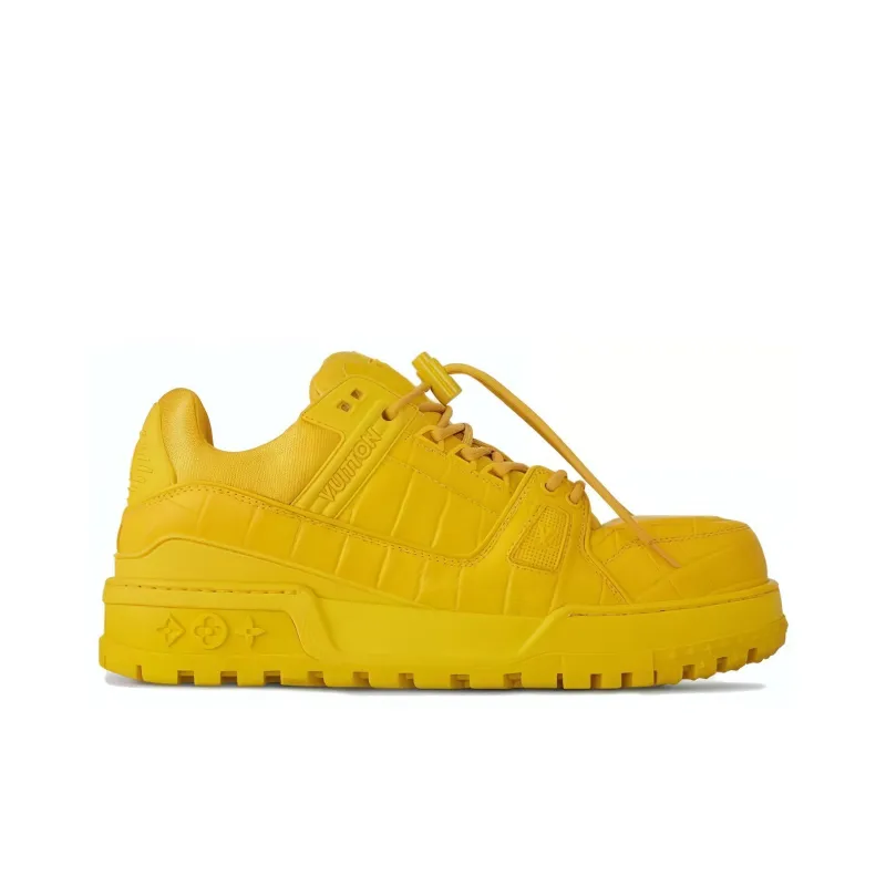 LOUIS VUITTON Lv Trainer Maxi Sneaker Yellow-1