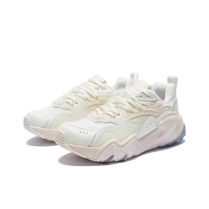 LiNing Cat Paw Lite Low Top Running Shoes Women's Pink White-2