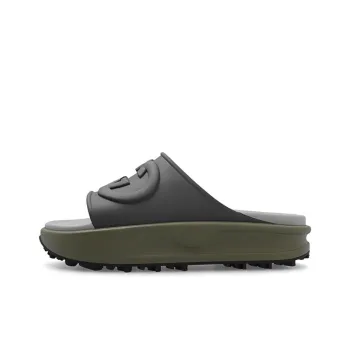 GUCCI Interlocking G Slide Dark Grey Khaki