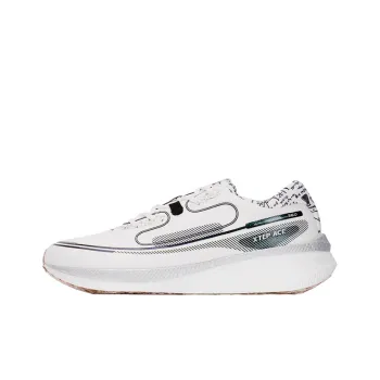XTEP Racing 360 1.0 Cushioning Lightweight Low Top Running Shoes White Black