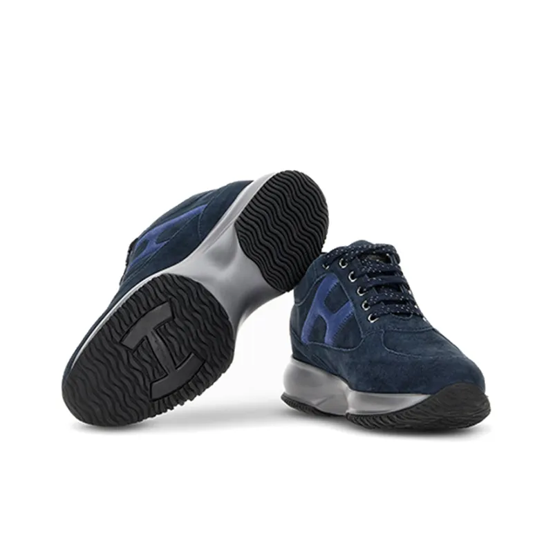 HOGAN Interactive Low-top Suede Sneakers-4