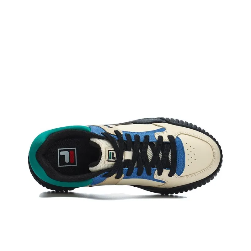 FILA Blocks 'Cream Blue Green' Women's-3