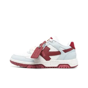 OFF WHITE Out Of Office Stylish Skateboarding Shoes Men's Blue White Red