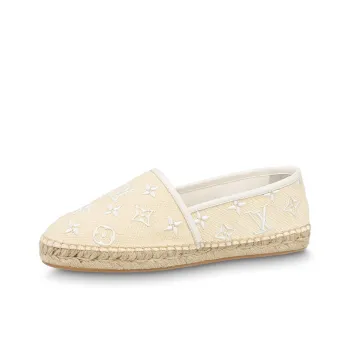 LOUIS VUITTON Starboard Flat Espadrille Shoes 'Baby Yellow' Women's