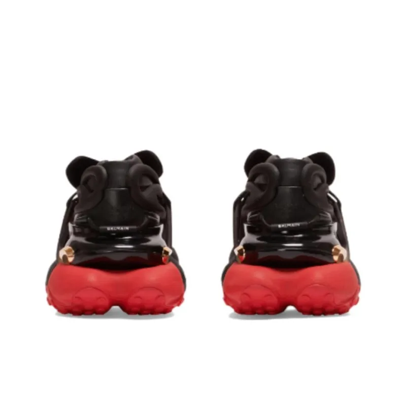 BALMAIN Unicorn Low 'Black Red'-4