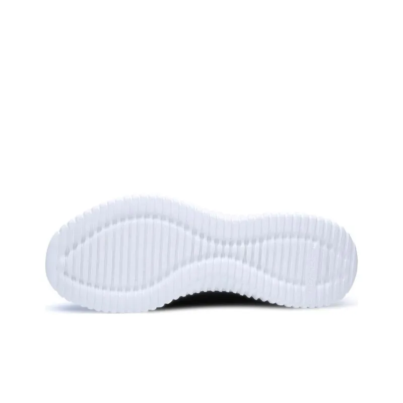 Skechers Elite Flex Muzzin Cushioning Anti-Slip And Wear-Resistant Low-Top Sports Casual Shoes Black White-3