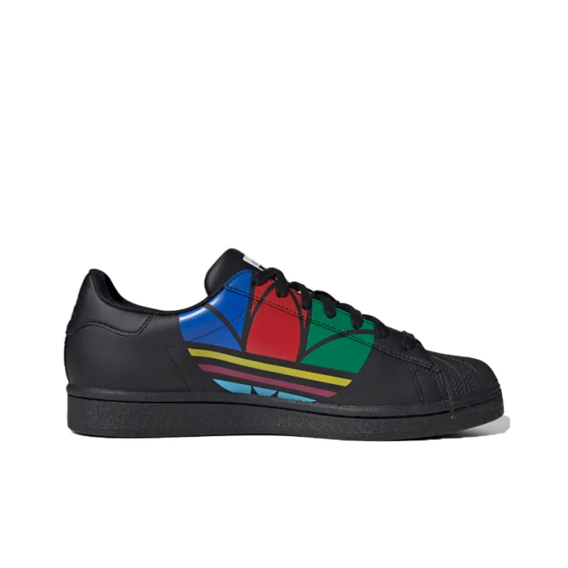 Adidas Superstar Pure 'Colorful Trefoil Core Black'-1