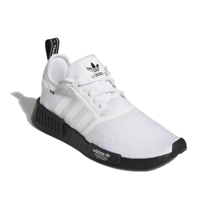 Adidas Nmd R1 Cloud White Core Black Scarlet-2