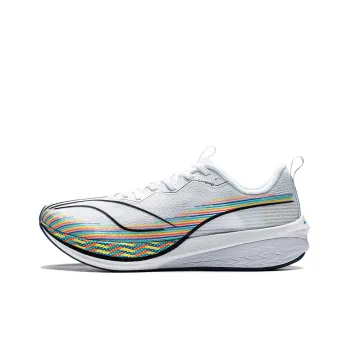 LiNing Red Hare 6 Pro Wear Resistant Breathable Rebound Low Top Running Shoes Men's White