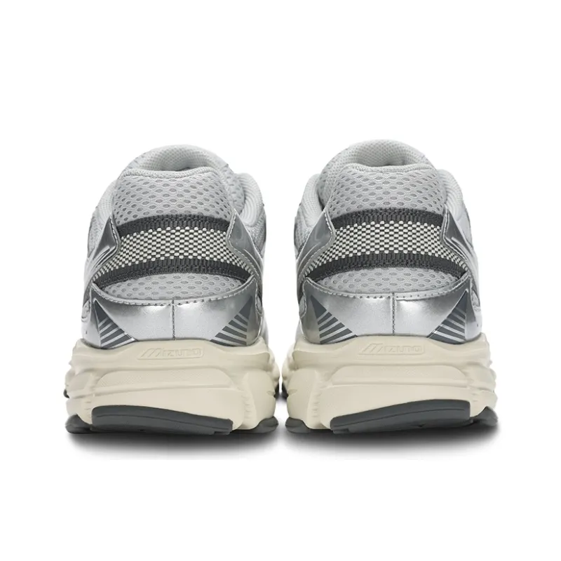 Mizuno Speed 2K Cushioning Low Top Running Shoes Unisex Silver Gray-4