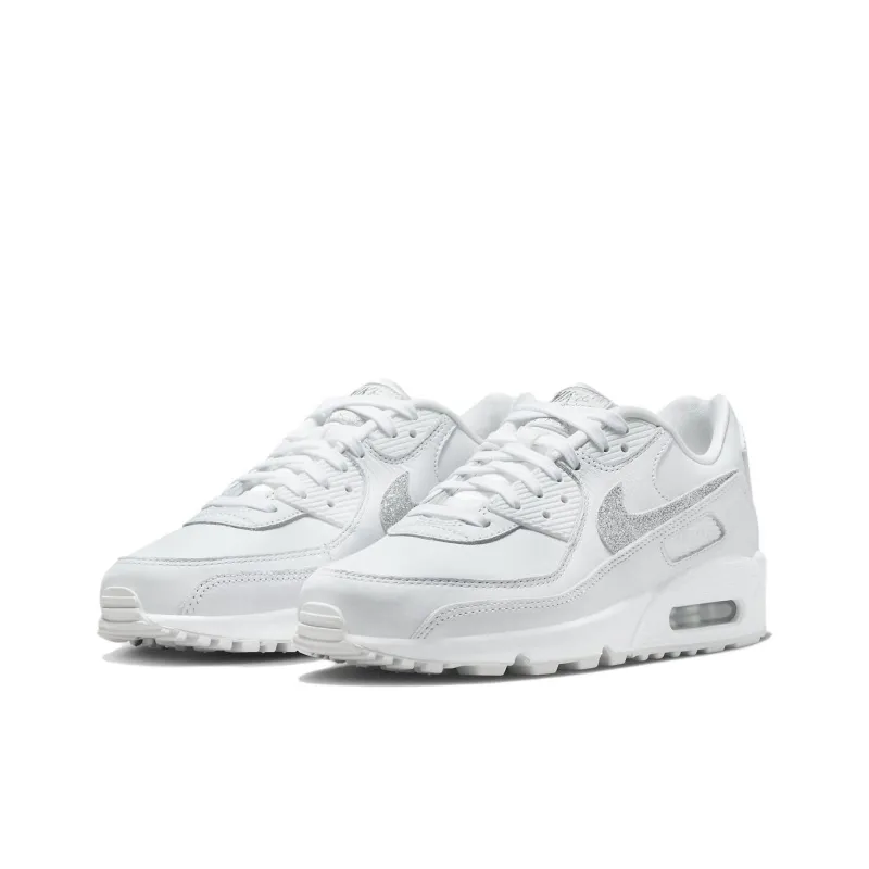 Nike Air Max 90 Se Silver Glitter Women's-2