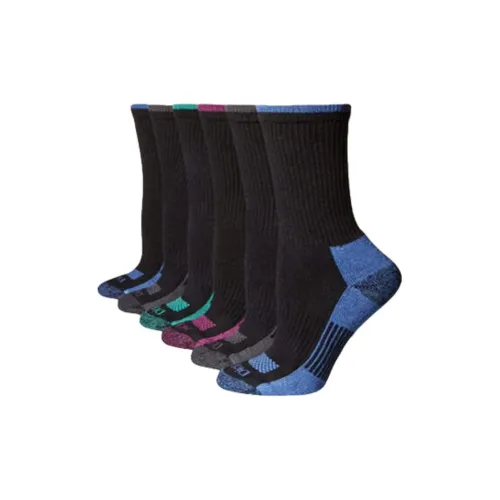 Dickies Mid-Calf Socks Women's 6 Pack Black