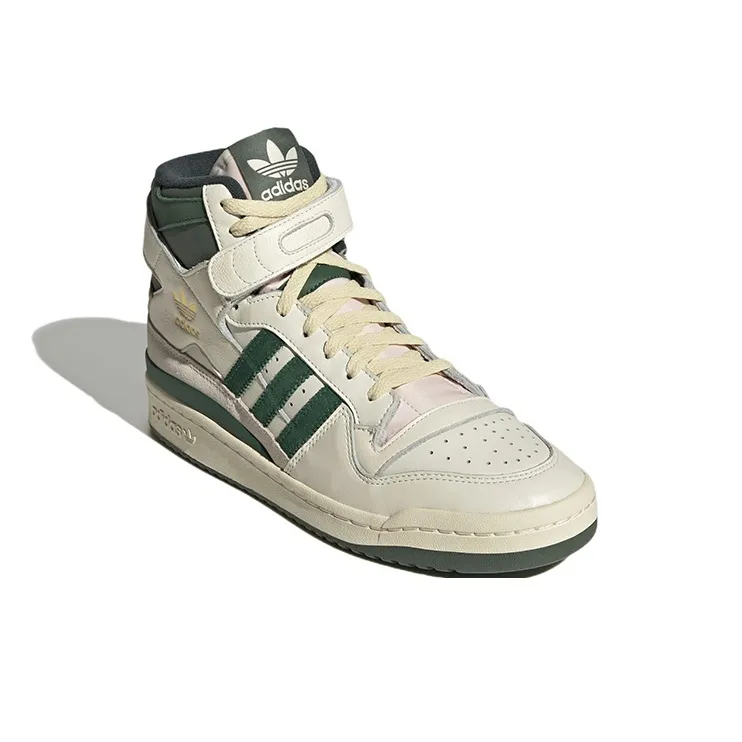 Adidas Forum 84 Off White Team Dark Green-2