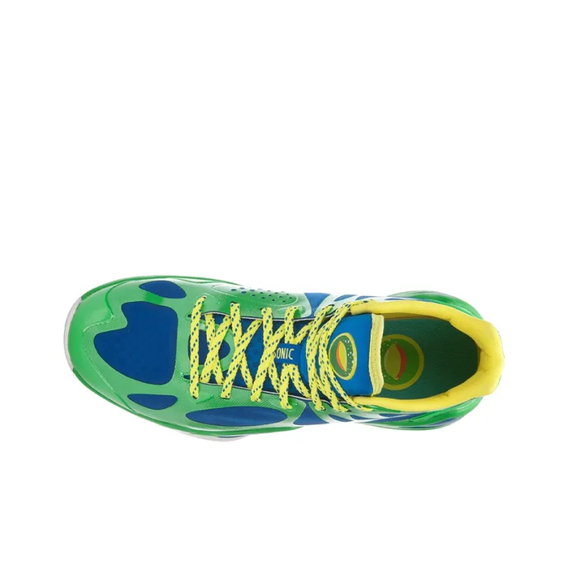 LiNing SONIC 4 Slip Resistant, Abrasion Resistant, Cushioning, Breathable High Top Basketball Shoes Unisex Blue Green-2