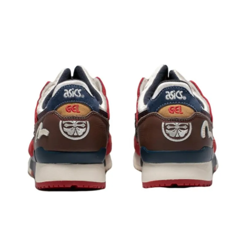 EVISU X Asics Gel-Lyte 3 Red Gray Brown-3