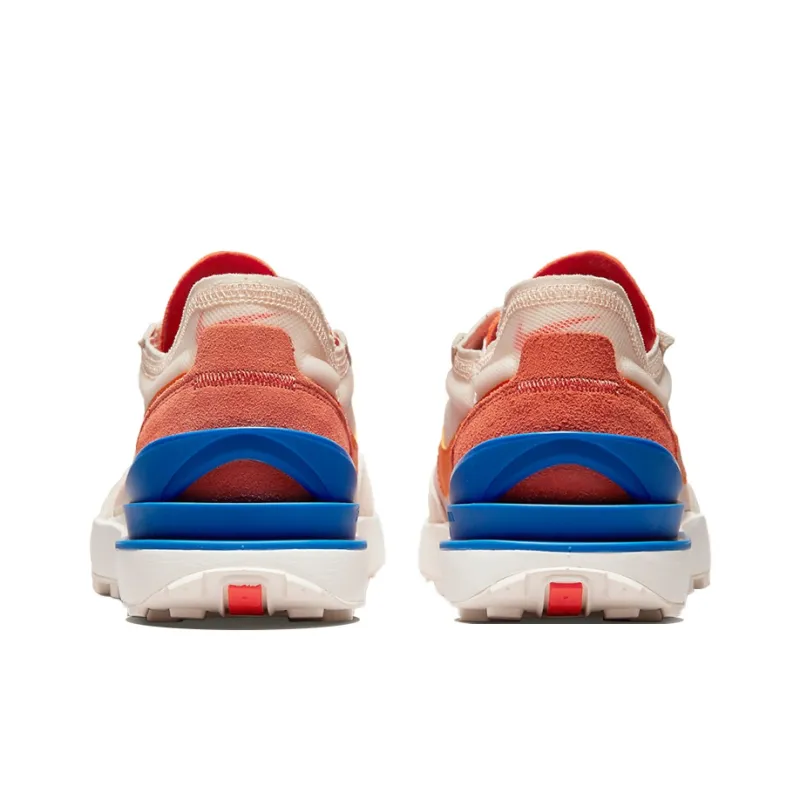 Nike Waffle One Pearl White Game Royal Rush Orange Women's-4