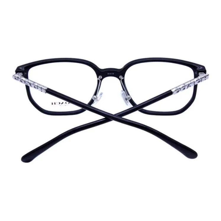 COACH Plate Frame Square Eyeglass Frames Unisex Black-3