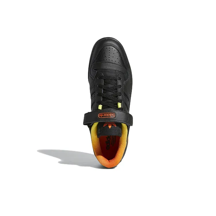 Adidas Forum Low Black Orange Yellow Gradient-4