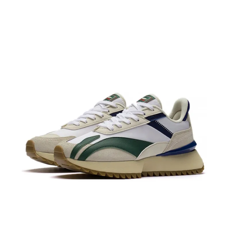 LiNing Zaiwu Cushioning Low Top Sports Casual Shoes Women's White Green-2