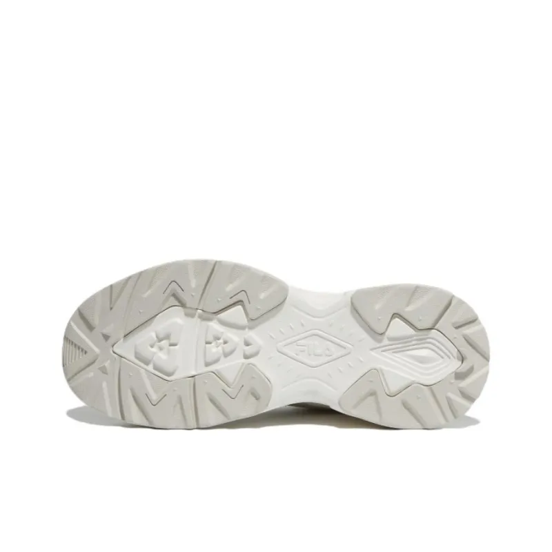 FILA Wood Block Low Top Casual Shoes Unisex White Korean Style-3