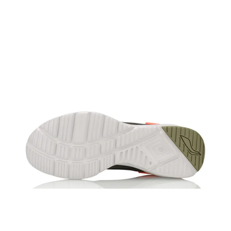 LiNing Crazy Run Cushioned Slip-Resistant Breathable Low-Top Running Shoes Men's Pine Scent Green-4