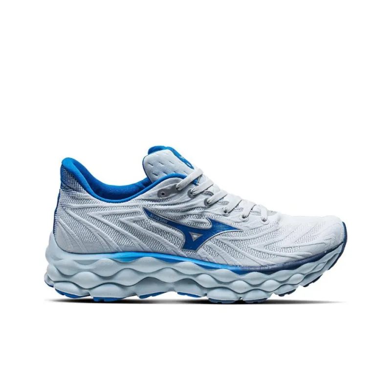 Mizuno Anti Slip Wear Resistant Low Top Running Shoes Unisex Blue-1