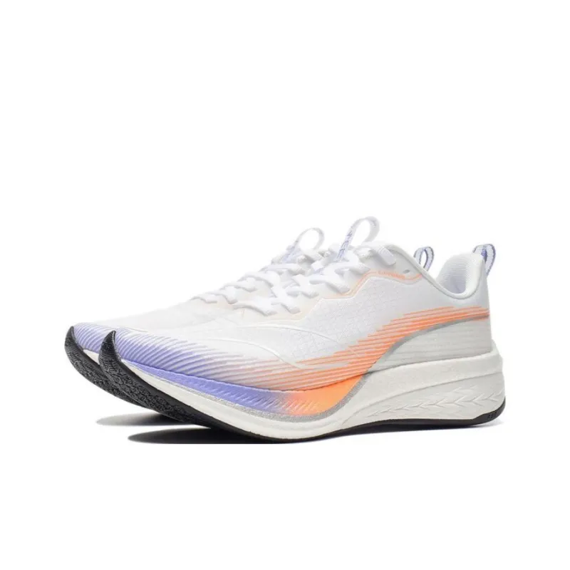 LiNing Red Hare 6 Pro Cushioning, Slip Resistant, Abrasion Resistant, Rebound Low Top Running Shoes Women's White-2