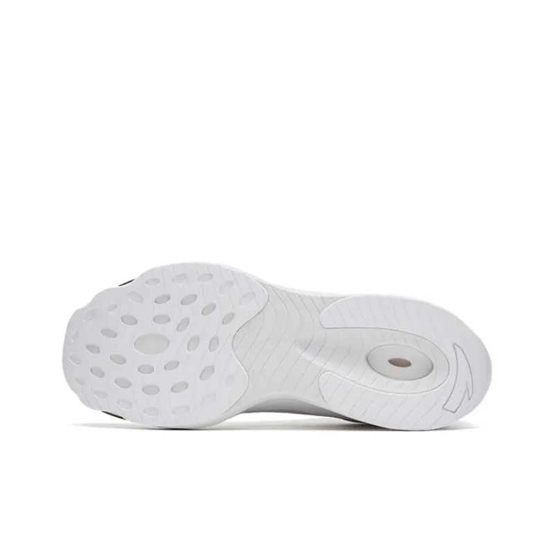 Anta Star Ring Elite Anti Slip Wear Resistant Low Top Running Shoes Men's White Gray-4