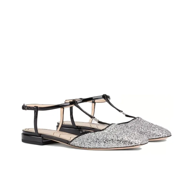 GUCCI Women's Casual Shoes Women's Silver Black-2