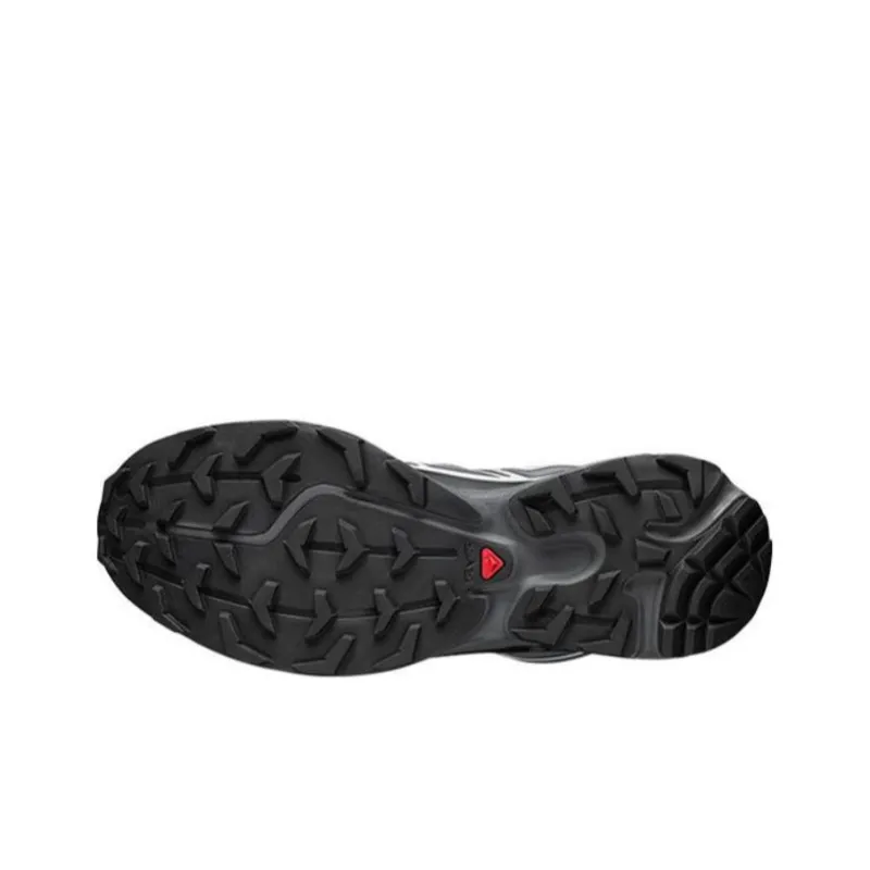 SALOMON XT 6 Cushioned Anti Slip Wear Resistant And Water Resistant Low Top Running Shoes Unisex Black-3