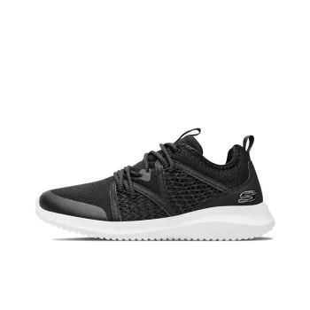 Skechers Elite Fle Breathable Lightweight Rebound Low-Top Casual Shoes Women's Black White