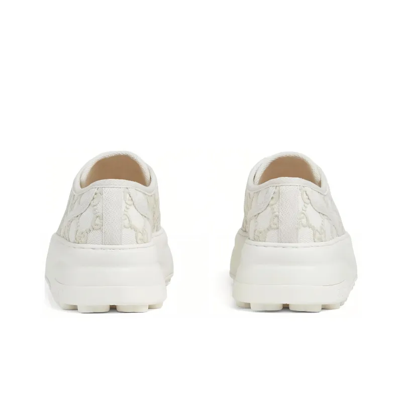 GUCCI Women's Tennis 1977 Low 'Off White Gg Embroideries' Women's-4