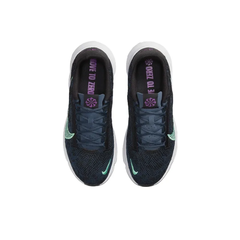 Nike SuperRep Go 3 Flyknit Next Nature 'Armoury Navy Green Glow' Women's-3