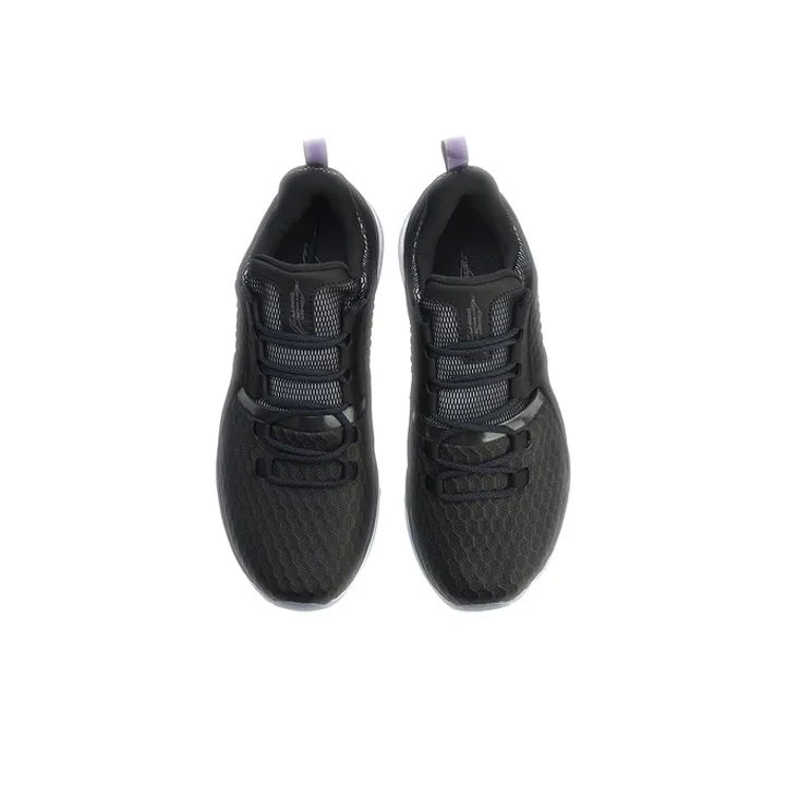 LiNing Cloud Shield 2018 Cushioning Rebound Low Top Running Shoes Women's Black-3
