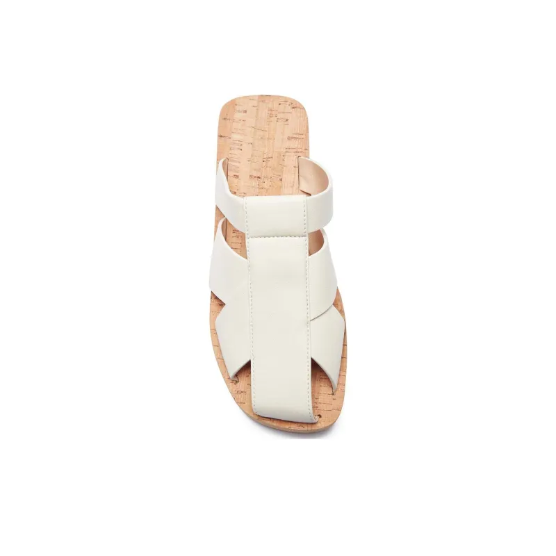 GABRIELA HEARST Rubber Sole Wrap-toe Slippers Women's White-3