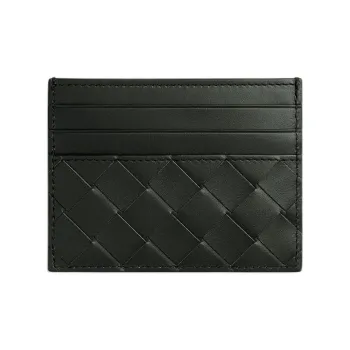 Bottega Veneta Calfskin Card Holder Men's Pine Green