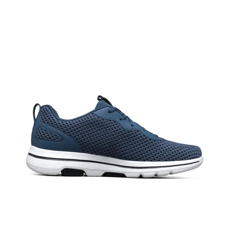 Skechers Go Walk 5 Cushioning Anti-Slip And Wear-Resistant Low-Top Sports Casual Shoes Men's Navy-1