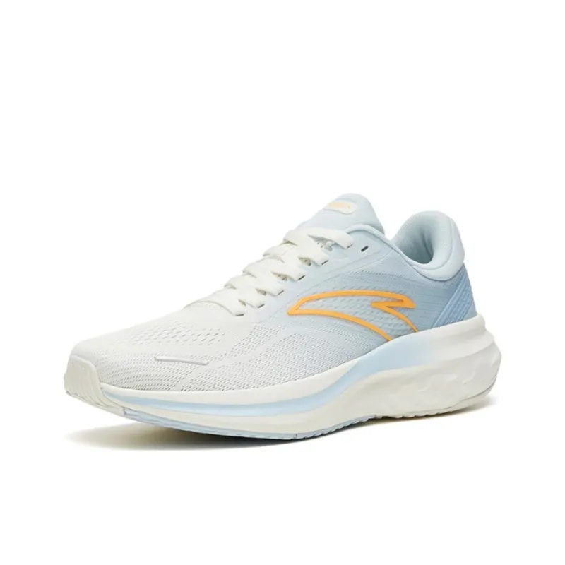 Anta LingFeng Cushioning, Abrasion Resistant, And Resilient Properties Low Top Running Shoes Men's White Blue-1