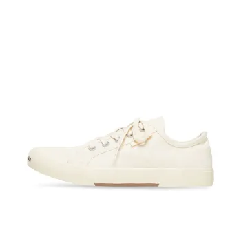 Balenciaga Paris Low Top Sneakers 'White Destroyed Cotton And White Rubber' Women's