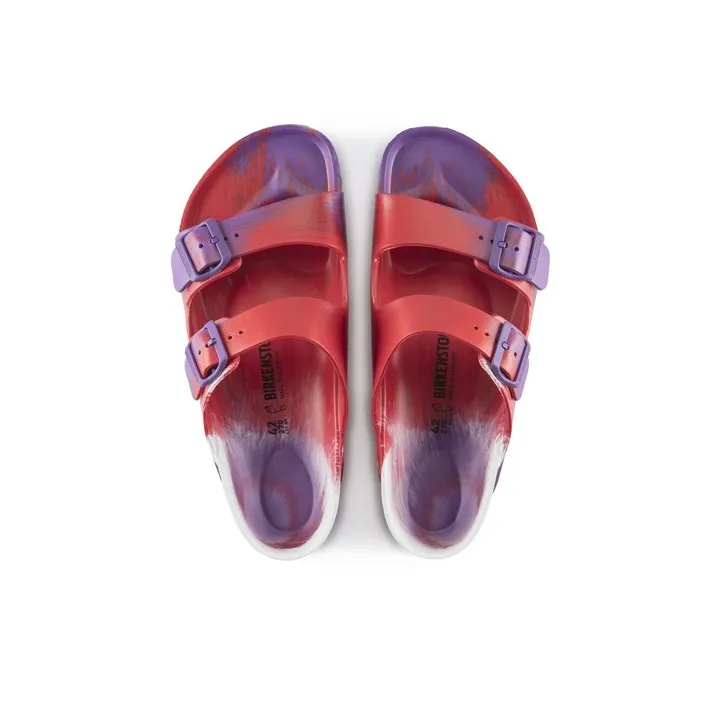 Birkenstock Arizona Stylish Sandal Unisex Fuchsia White-4