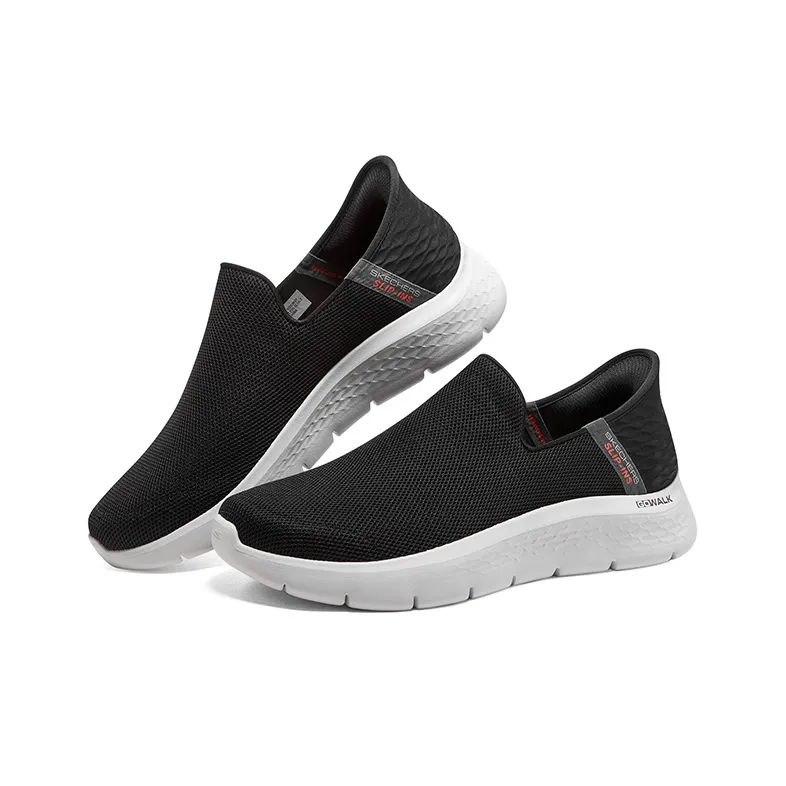 Skechers Slip ins Go Walk Flex 'Black Grey'-3