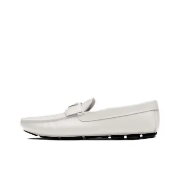 PRADA Saffiano Men's Casual Shoes Men's White
