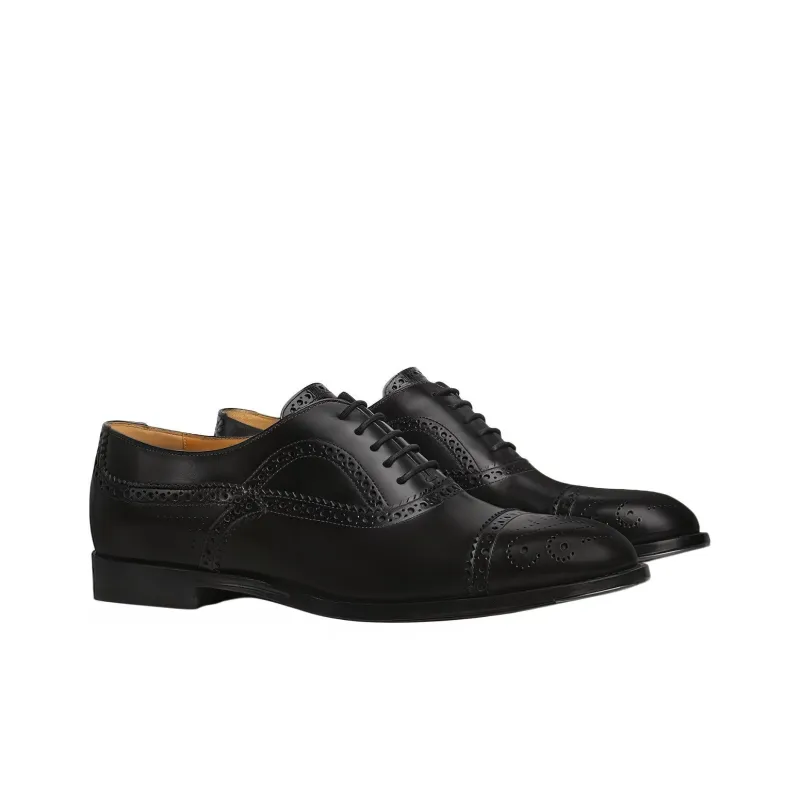 GUCCI Dress Shoes Men Low-Top Black-2