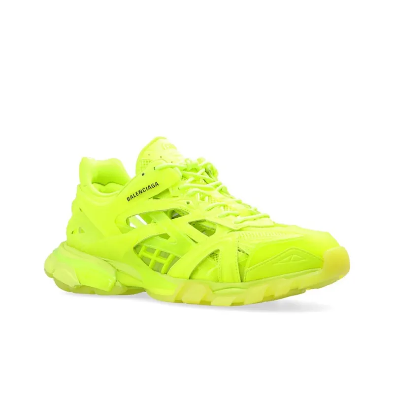 Balenciaga Track 2.0 Sneakers 'Clear Sole Neon Yellow'-1
