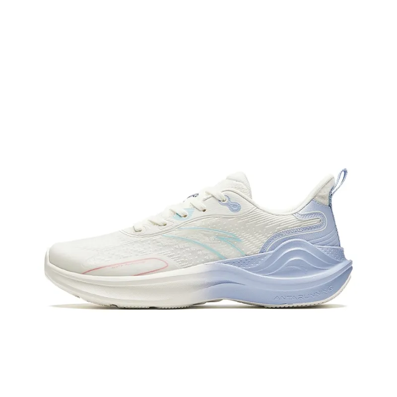 Anta Ling Yun 3 Slip Resistant, Abrasion Resistant, Lightweight Low Top Casual Running Shoes Women's Blue-0