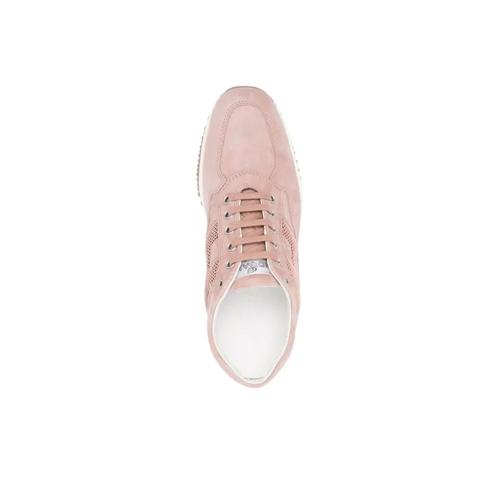 HOGAN Interactive Low Top Sports Casual Shoes Women's Pink-4